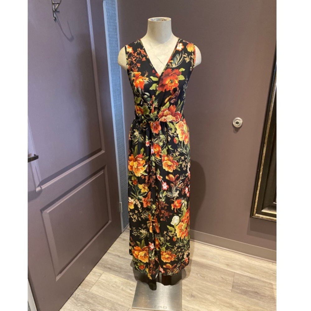 Floral maxi with hidden shorts